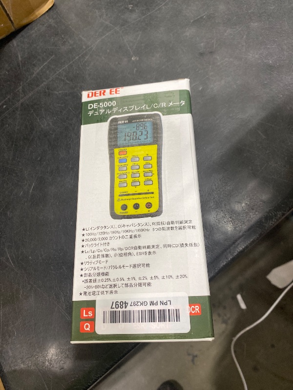 Photo 1 of IET DE-5000 Handheld LCR Meter