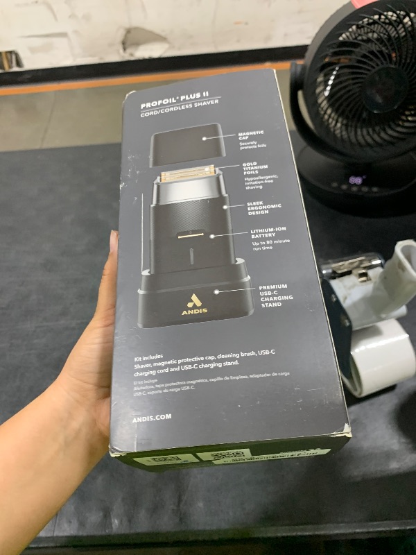 Photo 1 of Andis Pro Foil Plus II Cordless Shaver - Black