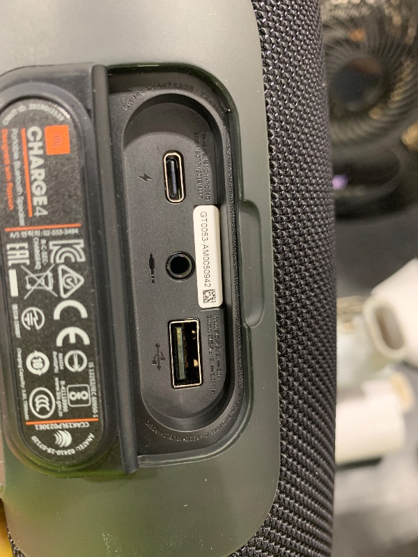 Photo 1 of JBL Charge 4 Portable Bluetooth Speaker - Black