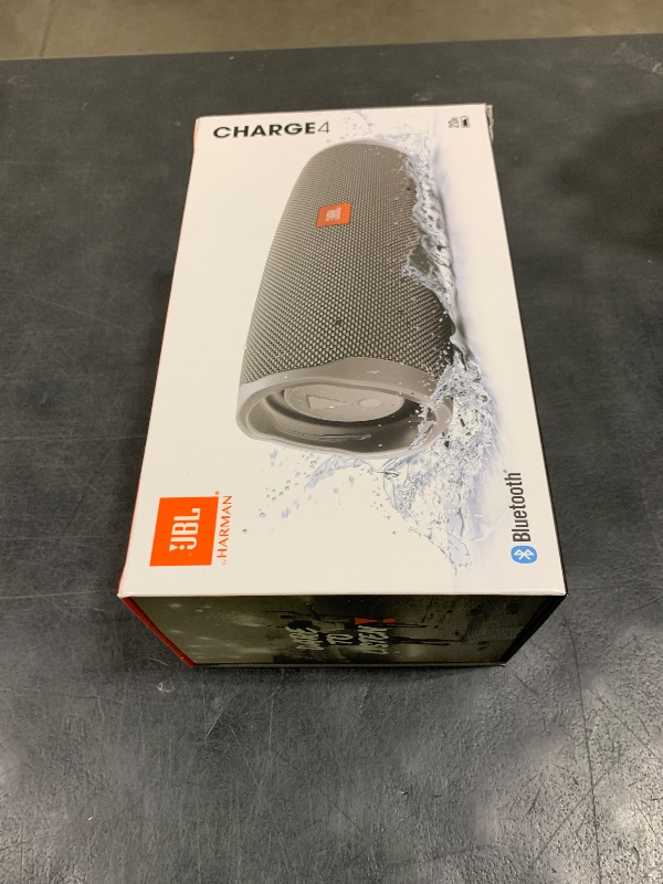 Photo 1 of JBL Charge 4 Portable Bluetooth Speaker - Black