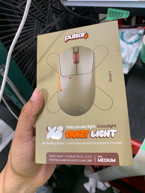 Photo 1 of Pulsar Gaming Gears X3 Crazylight Wireless Gaming Mouse