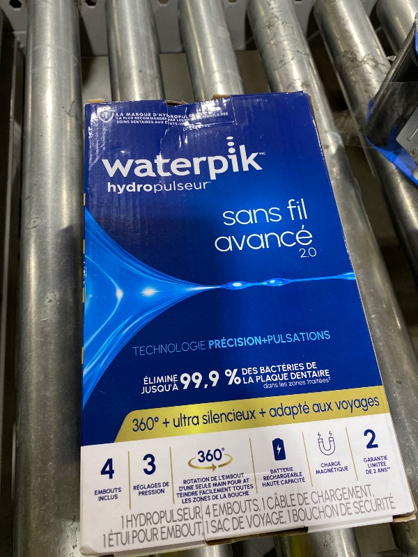 Photo 1 of Waterpik Cordless Advanced Water Flosser, Black