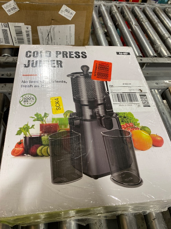 Photo 1 of YPONE Masticating Juicer - 5.8" Large Chute, 400W Cold Press