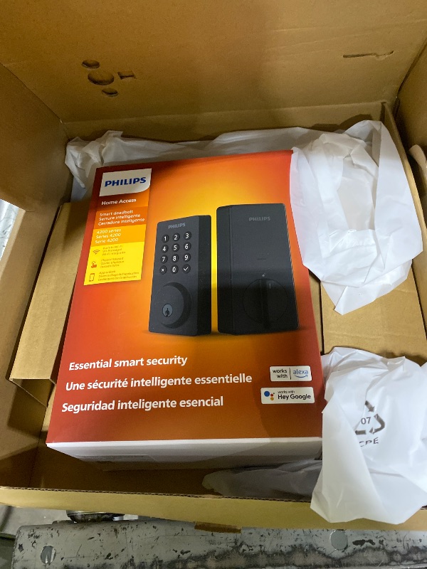 Photo 1 of Philips Wi-Fi Smart Door Lock Set with Handle