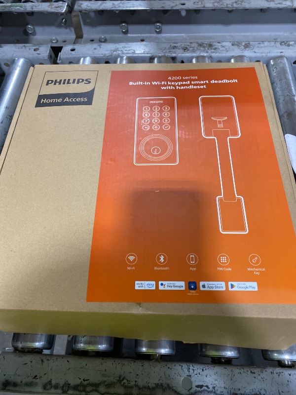 Photo 1 of Philips Wi-Fi Smart Door Lock Set with Handle