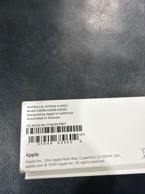 Photo 1 of Apple AirPods 4 Wireless Earbuds with ANC