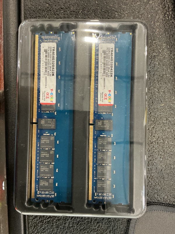 Photo 1 of V-COLOR 128GB DDR4 ECC R-DIMM 3200MHz Memory