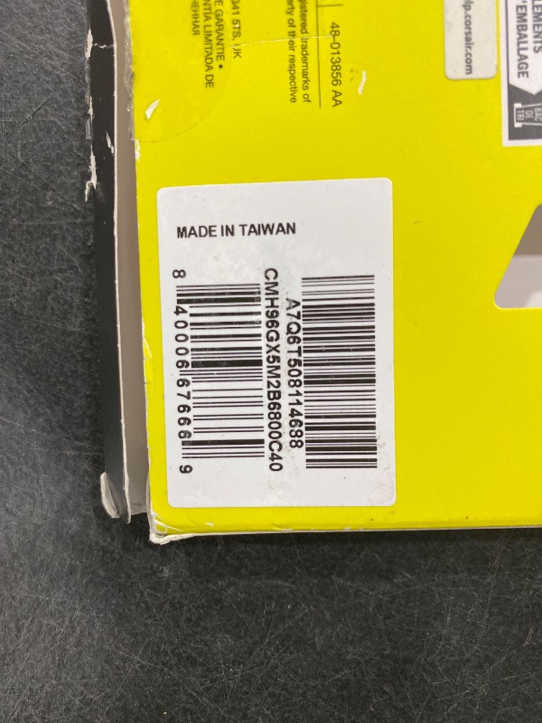 Photo 1 of CORSAIR Vengeance RGB DDR5 RAM 96GB (2x48GB) 6800MHz CL40 Intel XMP iCUE Compatible Computer Memory - Black (CMH96GX5M2B6800C40)