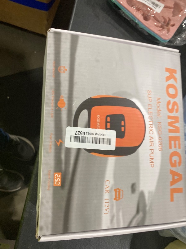 Photo 1 of KOSMEGAL Electric Paddle Board Pump - 20PSI