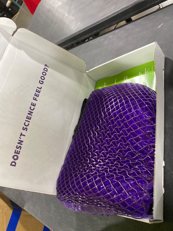 Photo 1 of Purple Back Cushion - Lumbar Support Pillow for Chairs
