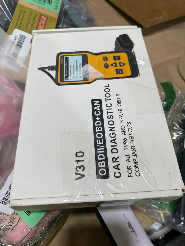 Photo 1 of AUCELI OBD2 Scanner Code Reader for Car Check Engine, Yellow