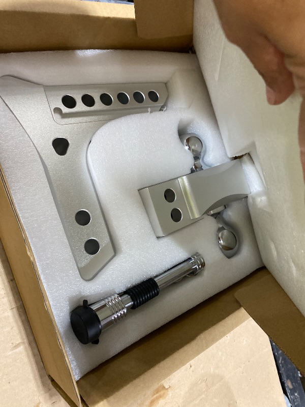 Photo 1 of Tlvuvmo 6 Inch Adjustable Trailer Hitch Receiver
