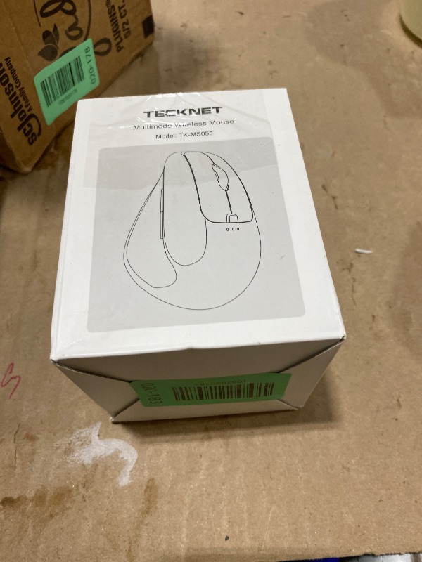 Photo 1 of TECKNET RGB Bluetooth Ergonomic Mouse Rechargeable Wireless Multi-Device