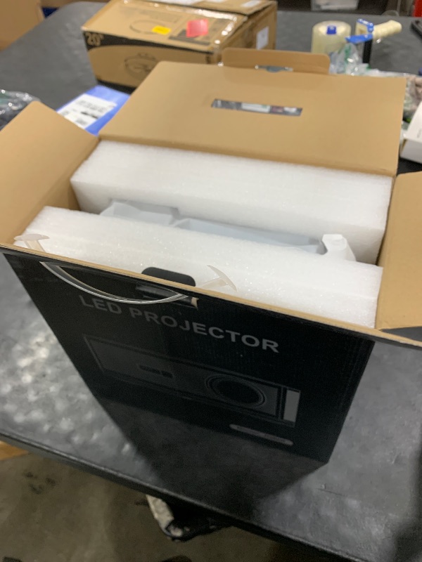 Photo 1 of HAPPRUN 2000 ANSI 4K Decoding Projector with WiFi 6 & Bluetooth