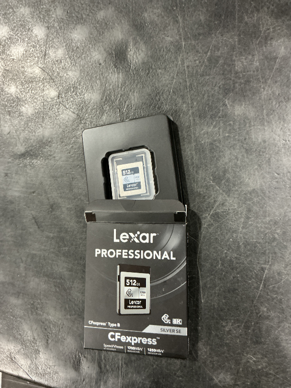 Photo 1 of Lexar 512GB CFexpress Type B Memory Card