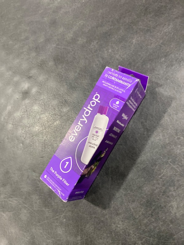 Photo 1 of EveryDrop Whirlpool Refrigerator Filter 1, Purple EDR1RXD1