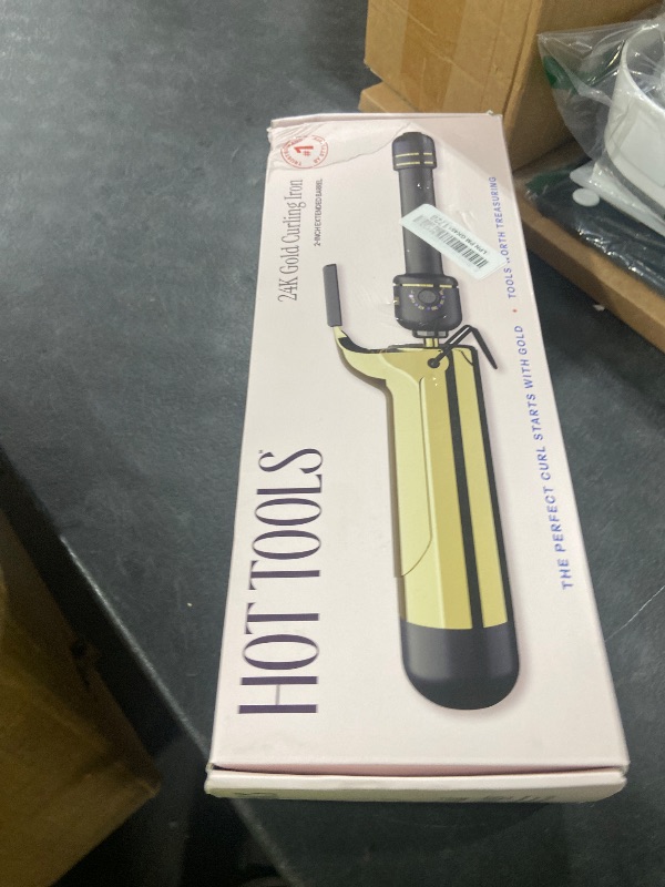 Photo 1 of Hot Tools Professional 2" Extended Barrel Curling Iron for Loose Waves