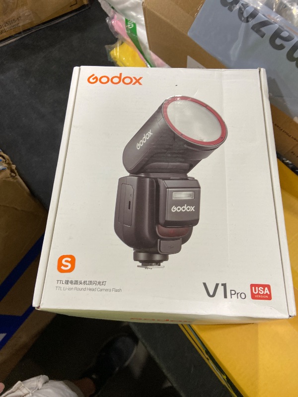 Photo 1 of Godox V1Pro-S TTL Li-ion Round Head Camera Flash