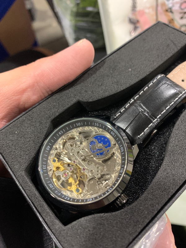 Photo 1 of FORSINING Men's Skeleton Tourbillon Watch