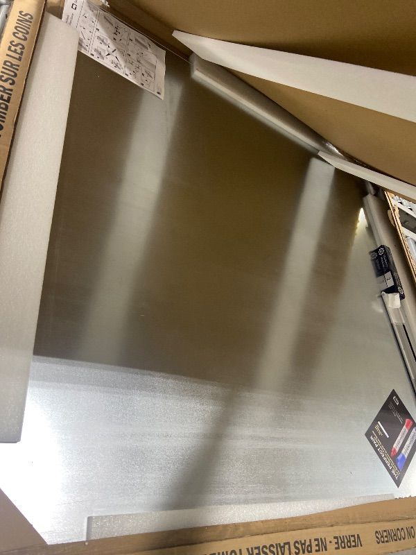 Photo 1 of Quartet Dry Erase Board, Magnetic Whiteboard 48" x 48", Glass Board for Wall, Infinity, Brilliance White (G24848W)