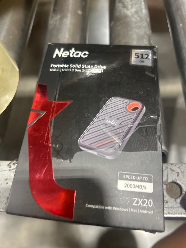 Photo 1 of Netac 512GB Extreme Portable SSD