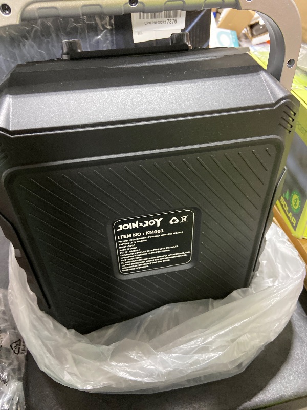 Photo 1 of Portable Karaoke Machine, with 2 Wireless Mics, LED Lights, Loud Subwoofer, Outdoor Karaoke Speaker for Adults
