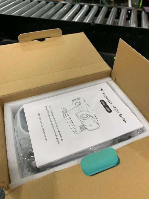 Photo 1 of Wielio 2026 Smart Projector Android 14/TV with WiFi 6 and Bluetooth 5.0 Built in 1000+ Apps 210 ANSI Portable Bedroom Mini Movie Projector Auto Keystone & Zoom ?Auto Focus/Preferred Dark Room)