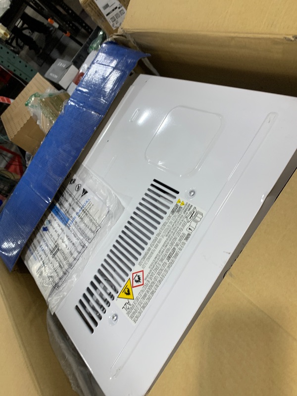 Photo 1 of Midea 8,000 BTU Smart Inverter Air Conditioner Window Unit with Heat and Dehumidifier – Cools up to 350 Sq. Ft., Energy Star Rated, Quiet Operation, Electronic Controls, Remote Control, White