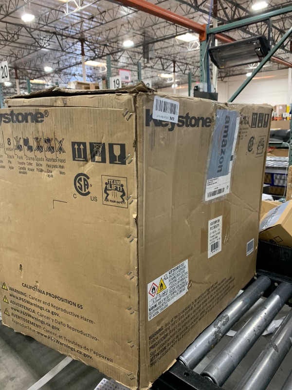 Photo 1 of Keystone 10,000 BTU Slider Window Air Conditioner and Dehumidifier, 115V Air Conditioner Window Unit for Bedroom, Living Room, and Small-Medium Sized Rooms up to 450 Sq.Ft, 4-Way Air Direction Control