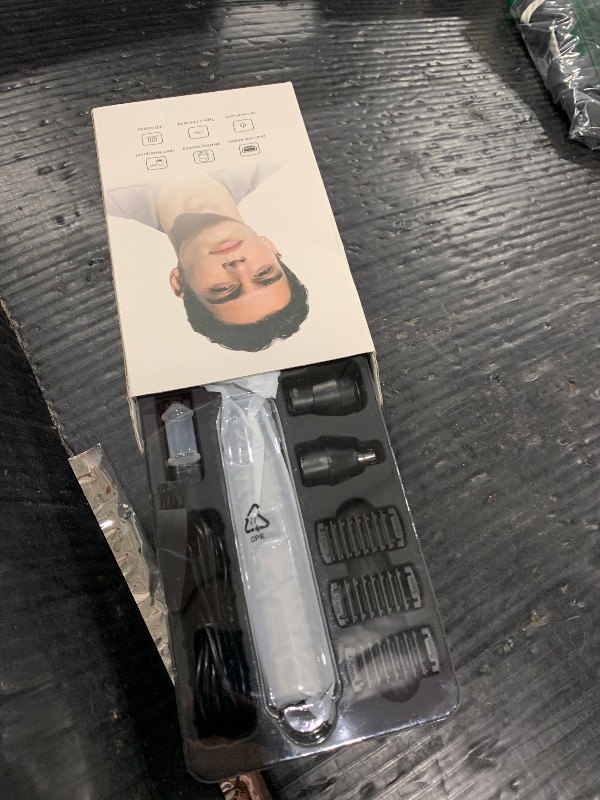 Photo 1 of Beard Trimmer for Men, Dual-Sided Blade, Magnetic Detachable Heads, IPX7 Waterproof, LED Display, Gifts for Father's Day