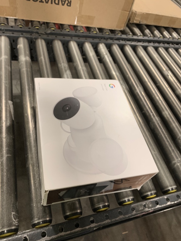 Photo 1 of Google Nest Cam with Floodlight - Outdoor Camera - Floodlight Security Camera, White, 1 Count (Pack of 1)