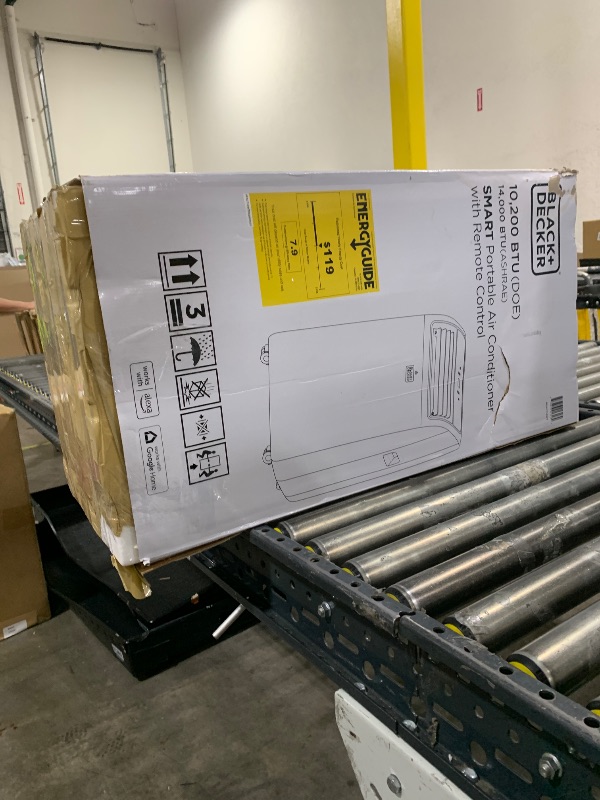 Photo 1 of BLACK+DECKER Smart Portable Air Conditioner, 14,000 BTU, BPACT14WT, White