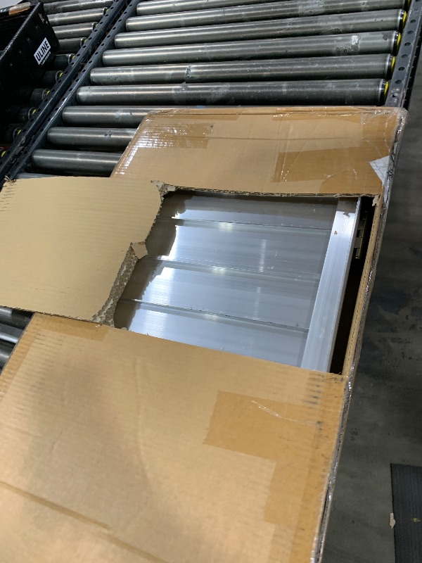 Photo 1 of VNN Portable Wheelchair Ramp 3FT, Non-Slip Aluminum Ramps for Wheelchairs for Home, Handicap Wheelchair Ramps for Home Steps, Aluminum Loading Dock Plates, Doorways, Curbs, Stairs