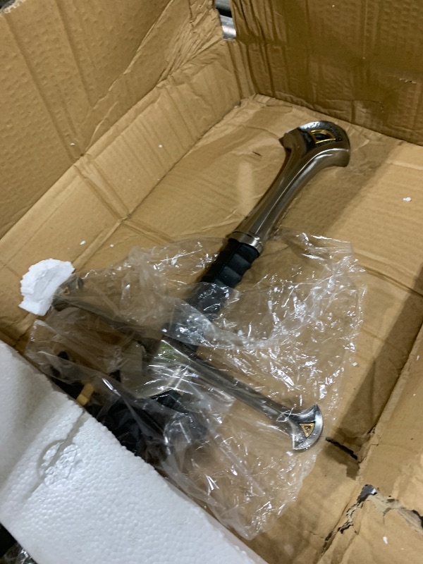 Photo 1 of Sword Valley Premium Ornamental Sword with Scabbard & Wall Mount - Zinc Alloy Guard, 131cm/51.57" Length, 2.5kg/5.51lb (Engraved Blade, Faux Leather Accents, Collector's Edition)