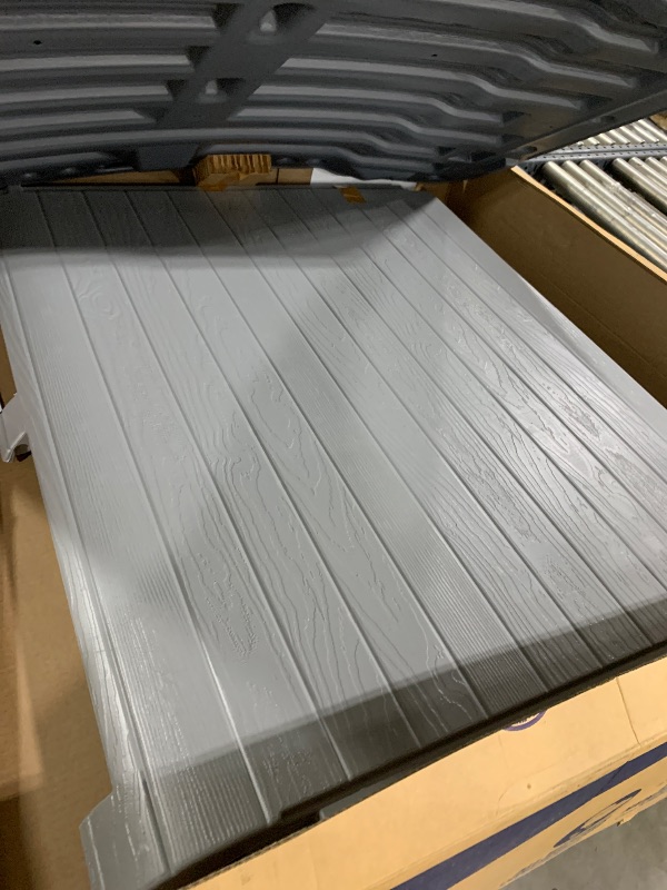 Photo 1 of Suncast Horizontal Storage Shed, 98 Cu Ft, Resin, Glidetop, Sliding Lid