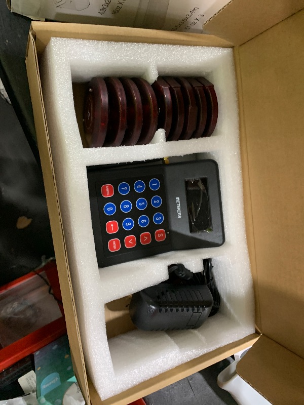 Photo 1 of Retekess T119 Beeper Pager Restaurant System, 10 Pagers