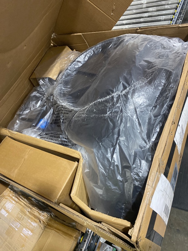 Photo 1 of Medline Reclining Wheelchair, 18", with Elevating Leg Rests, Durable Vinyl, 300 lb. Weight Limit, Reclines 90 to 140 Degrees