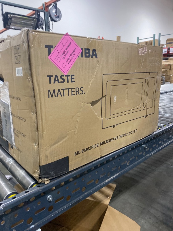 Photo 1 of TOSHIBA Large Countertop Microwave Oven with Smart Sensor, 2.2 Cu.Ft, 1200W