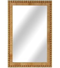 Photo 1 of Synovana Rattan Wall Mirror - Boho Rectangle 20" x 30"