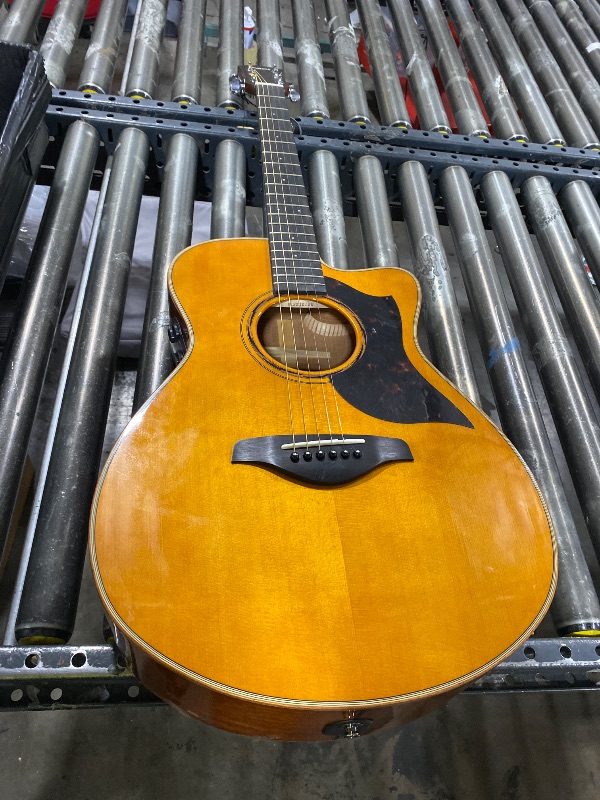 View 4 of Cort Core Series GA Blackwood Acoustic-Electric Guitar, Open Pore Light Burst