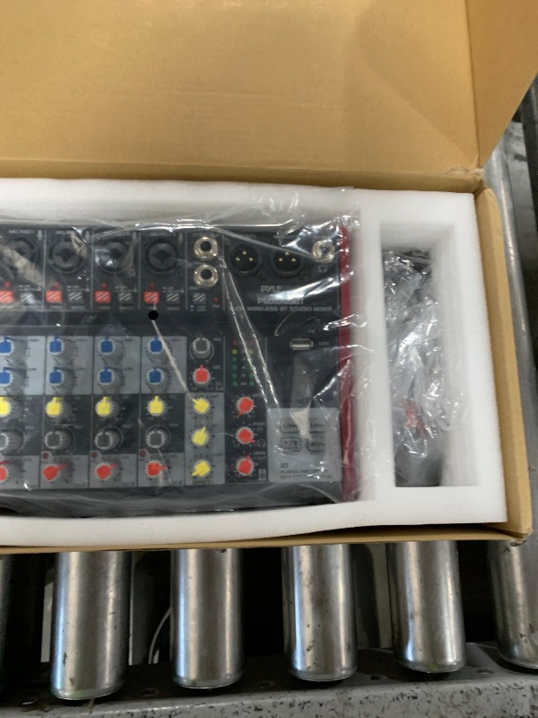 Photo 1 of PYLE 6-Channel Bluetooth Studio Audio Mixer | DJ Mixing Console with USB