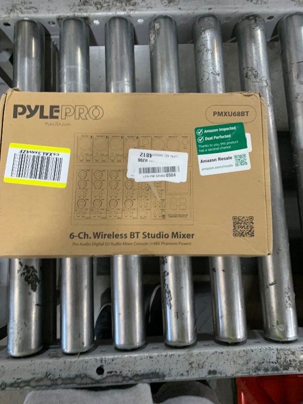 Photo 1 of PYLE 6-Channel Bluetooth Studio Audio Mixer | DJ Mixing Console with USB