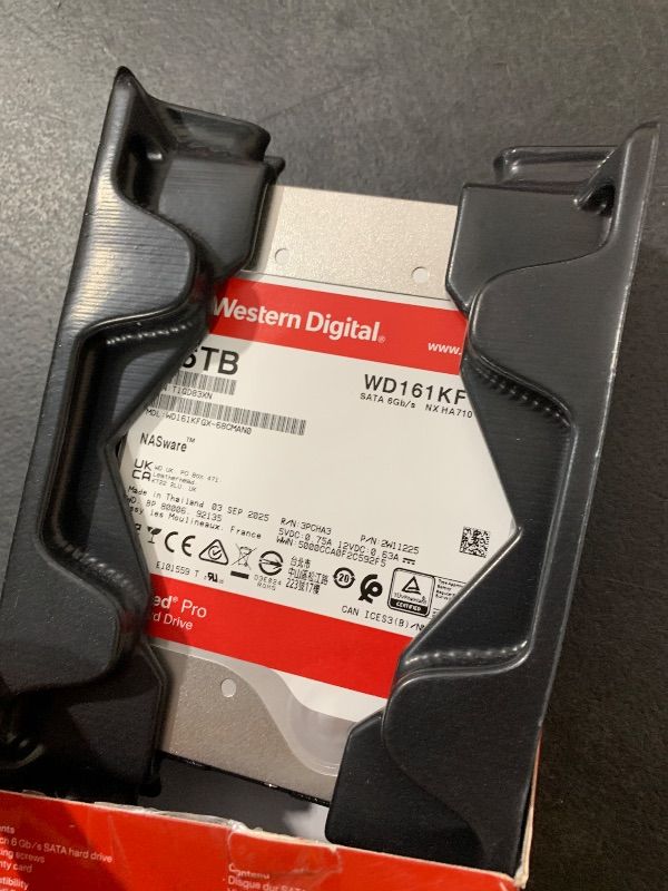 Photo 1 of Western Digital 16TB WD Red Pro NAS Internal Hard Drive