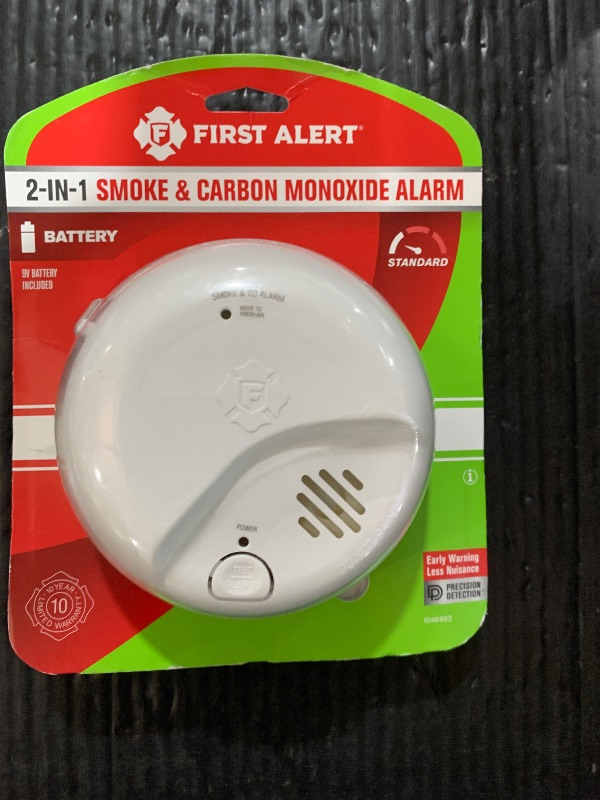 Photo 1 of First Alert Battery Combination Smoke & CO Alarm