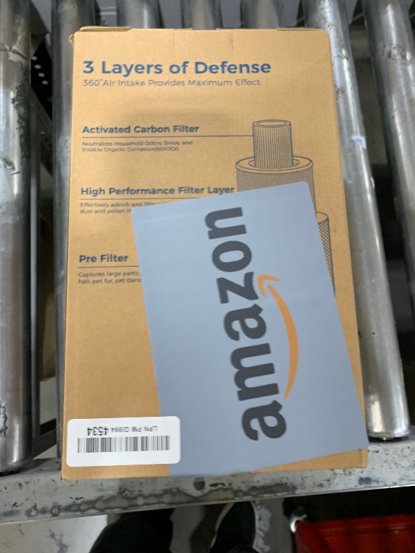 Photo 1 of VOOPNU Air Purifiers for Bedroom, High Efficiency Filter, 1076 Ft², Black