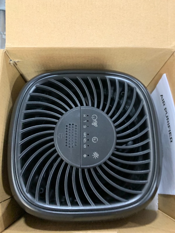 Photo 1 of VOOPNU Air Purifiers for Bedroom, High Efficiency Filter, 1076 Ft², Black