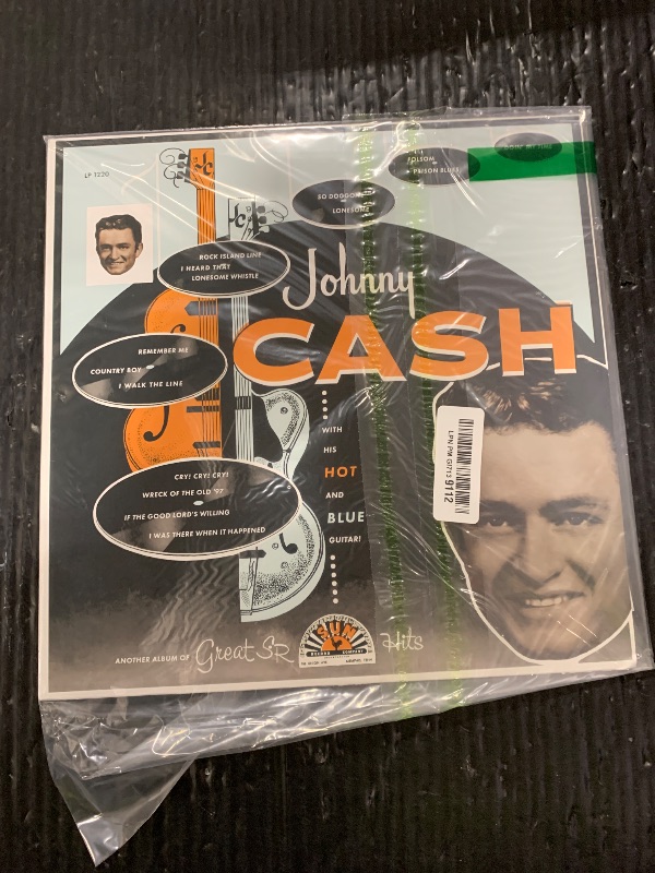 Photo 1 of Johnny Cash with His Hot and Blue Guitar! 180G Vinyl