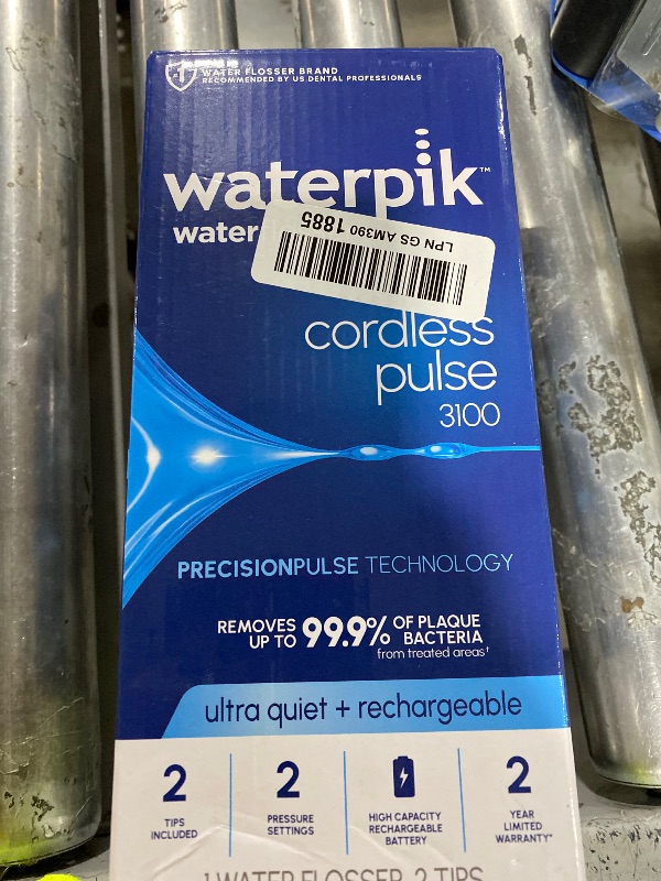 Photo 1 of Waterpik Cordless Pulse 3100 Portable Water Flosser, Rechargeable, Pink