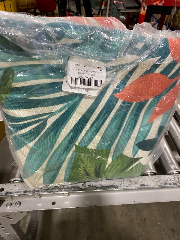 Photo 1 of Arenarug 5x8 Monstera Tropical Outdoor Rug