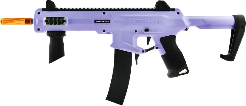 Photo 1 of WORKER Seagull Stefan Half Dart Blaster, Short Dart Seriers Outdoor Sport Toys for Teenagers Color Purple